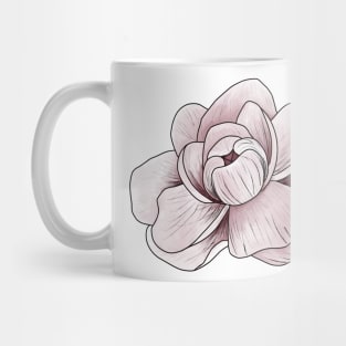 Dusty Rose Peony Mug